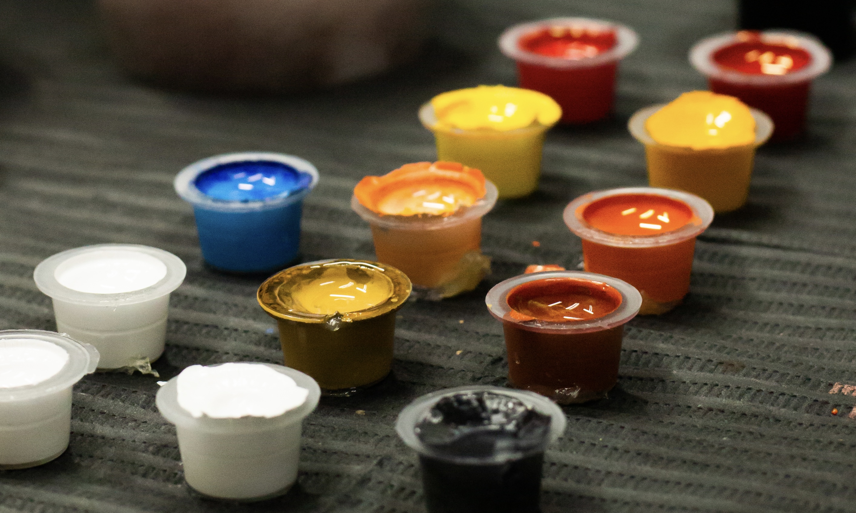 Tintas de colores para tatuar